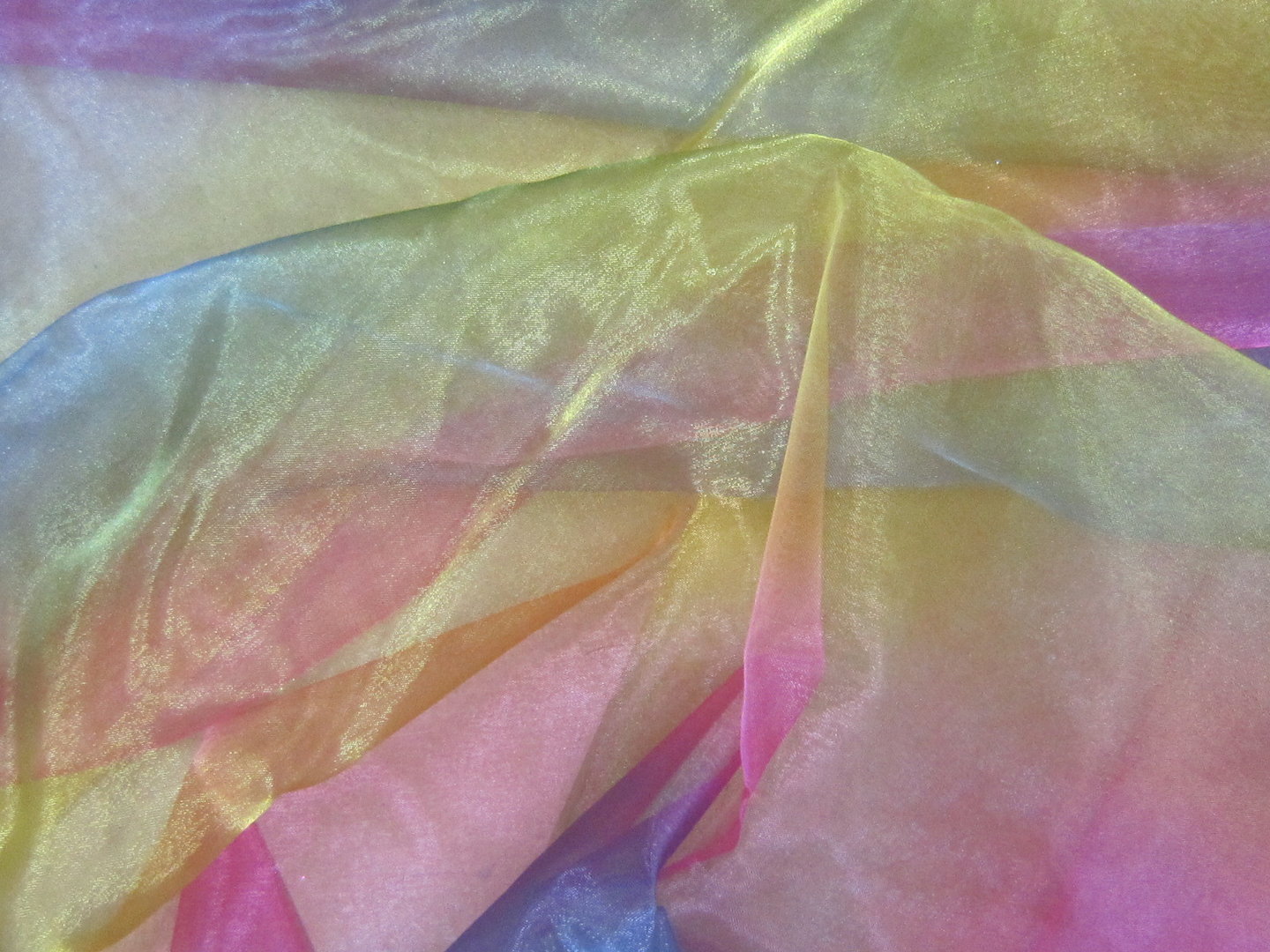 organza multicolore pour rideaux