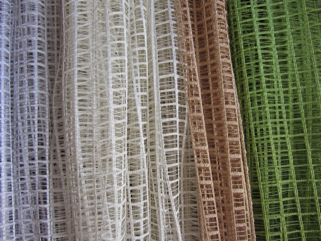 types de rideaux en maille